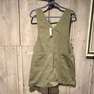 Aerie Olive Green Midi Dress